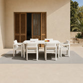 Luxury 6 Seater Outdoor Garden Lounge Set with Coffee Table – Taupe