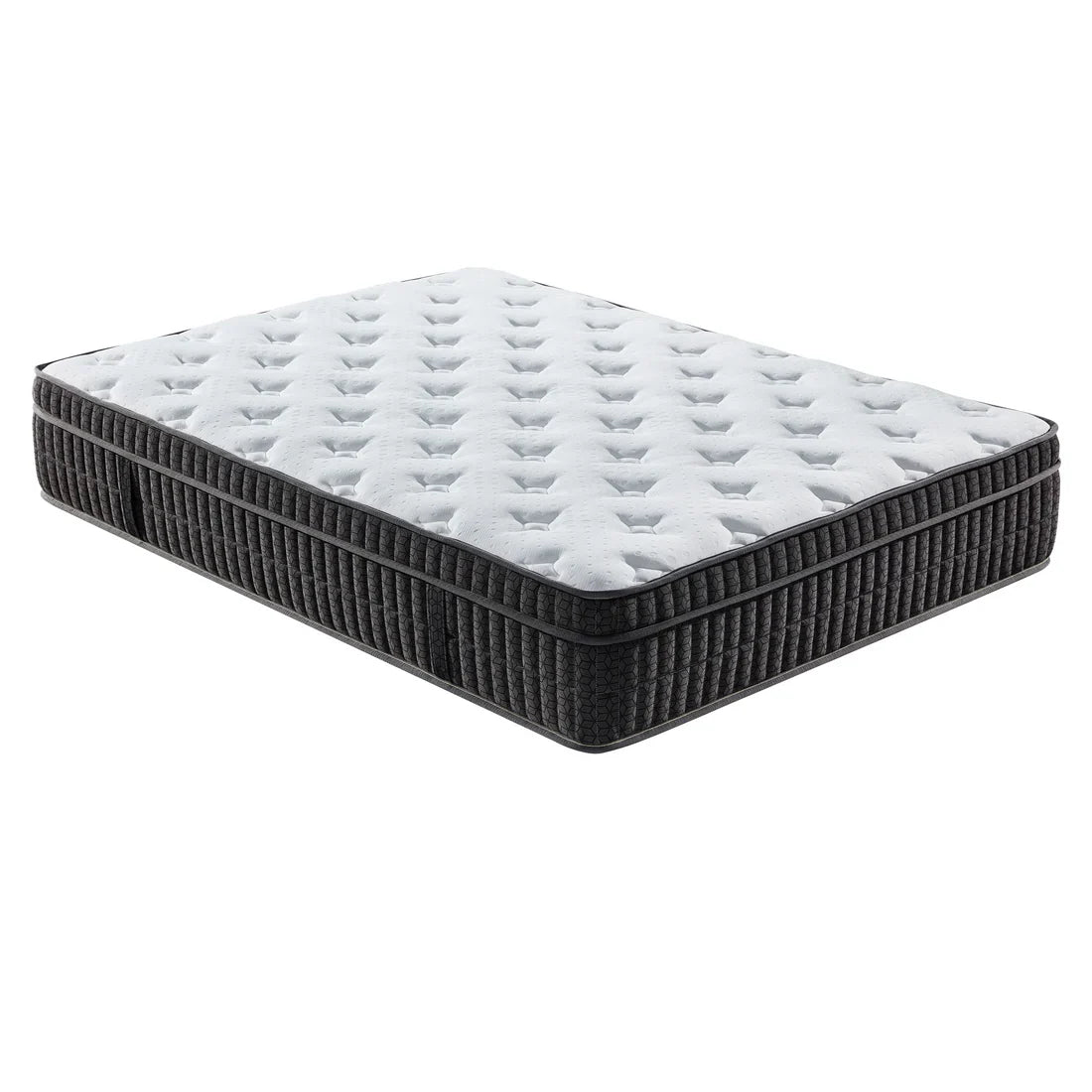 Gel memory foam mattress shown on a bed