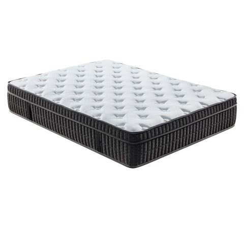 Gel memory foam mattress shown on a bed