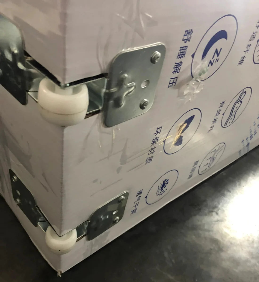 Gel memory foam mattress product view