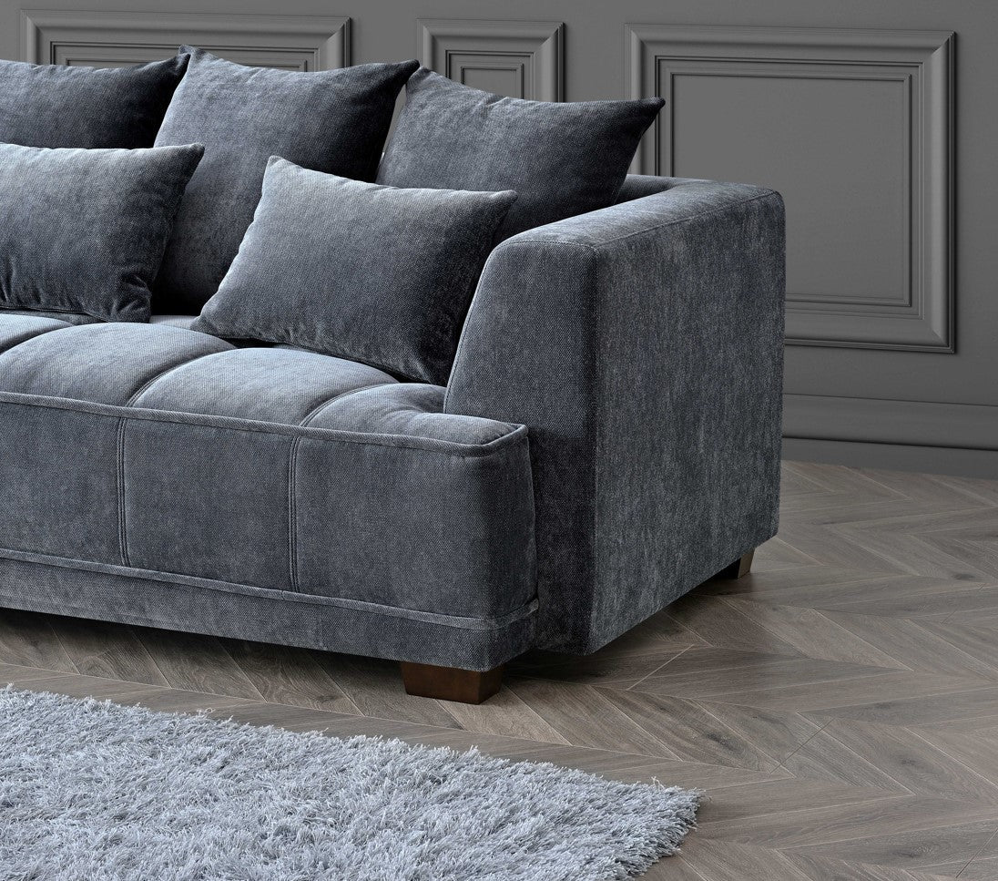 spacious L-shaped design, and premium upholstery in a modern UK living room.