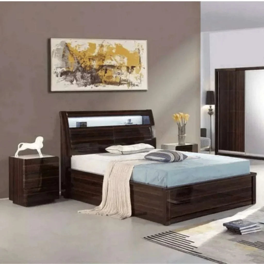 High gloss Rugby storage bed colour option

