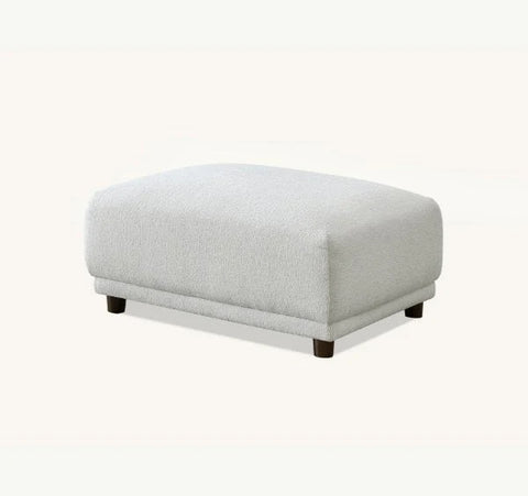 Luxury Lottie modular corner sofa upholstered in premium polar bouclé fabric featuring deep seating, soft curved lines, modular configuration, and contemporary styling for modern UK living rooms.